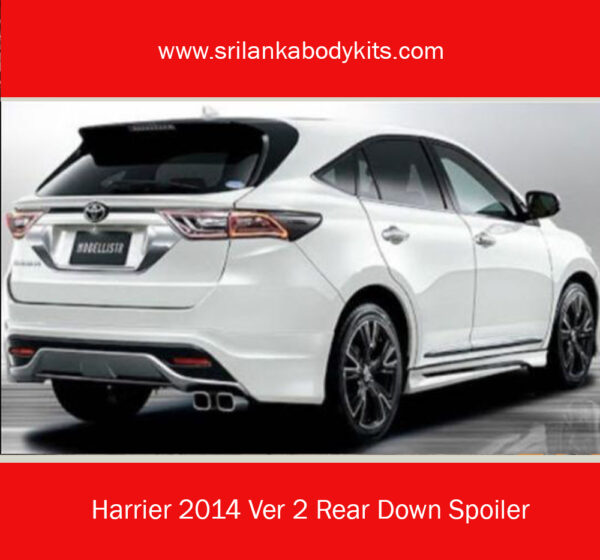 Harrier 2014 Ver 2 Rear Down Spoiler