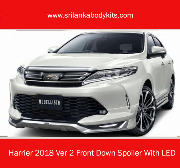 Harrier 2018 Ver 2 Front Down Spoiler With LED