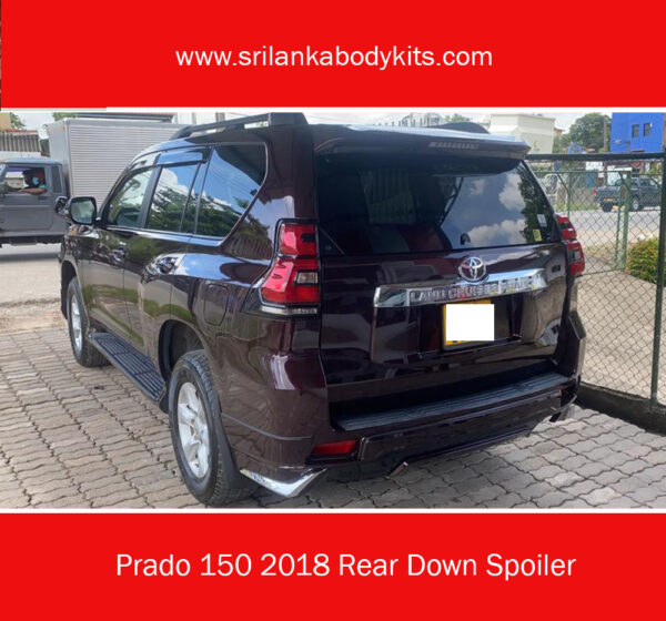 Prado 150 2018 Rear Down Spoiler