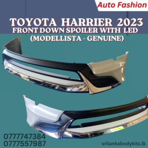 Harrier 2023 Front Down Spoiler With LED